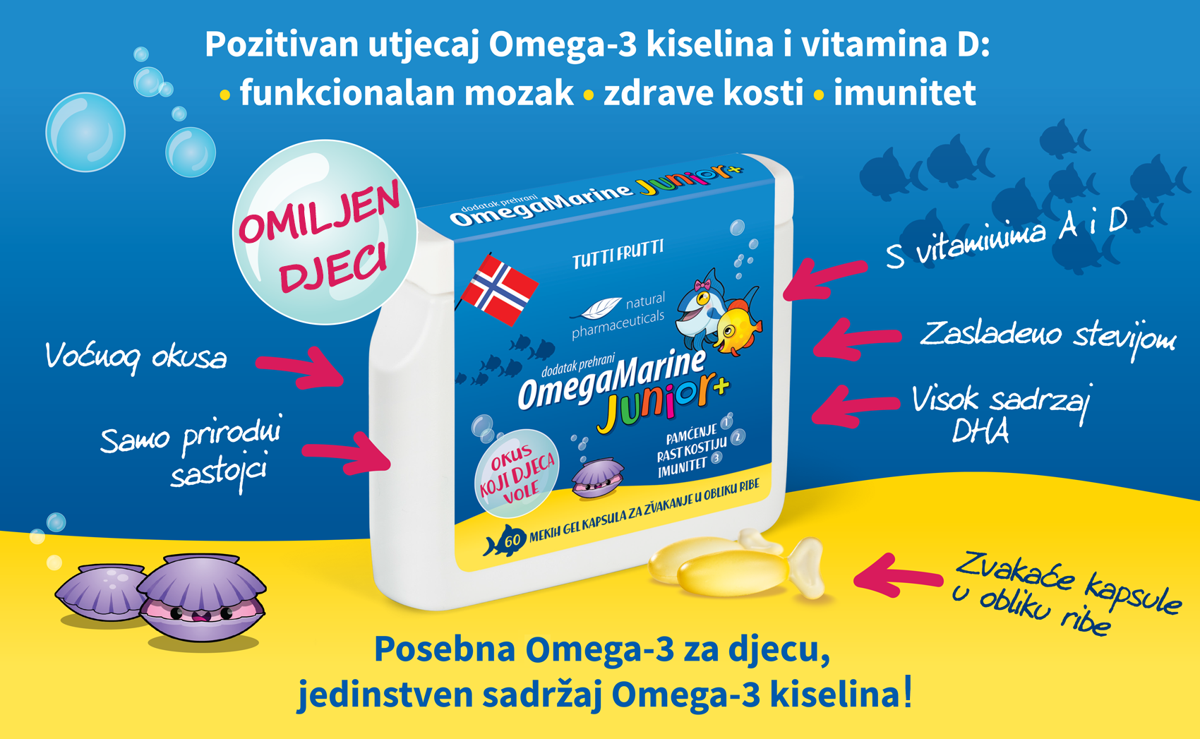 Az Omega-3 savak és a D-vitamin pozitív hatásai